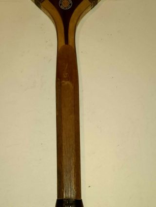 ANTIQUE A.  G.  SPALDING WOOD TENNIS RACQUET CIRCA 1912 RARE VINTAGE MODEL 