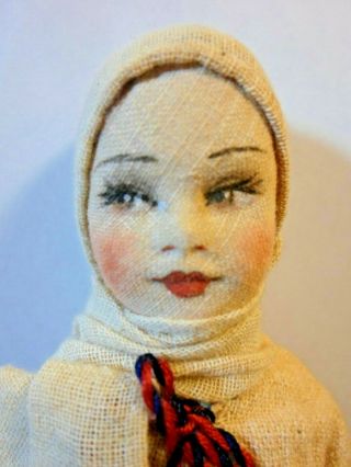 Vintage Kimport Greek Woman Near East Industries " Kalliope Of Nemea " Tag Doll