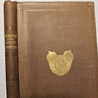 Monograph Of Asiatic Chiroptera Bats Mammals Mammalogy Very Rare Natural History