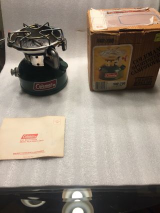 Vintage Coleman 502 - 700 Sportster Camping Stove,  Date 6/84