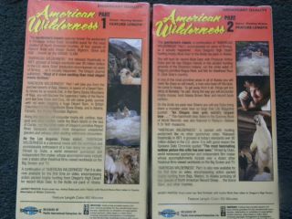 American Wilderness,  Rare 1971,  Part 1 & 2 (VHS) Arthur Dubs 2