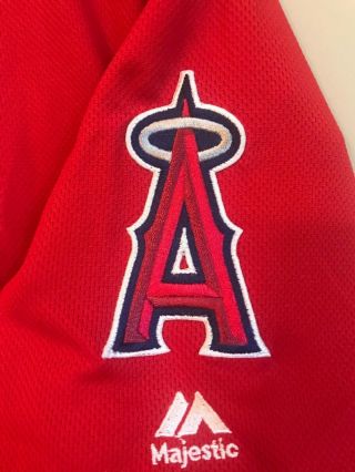 Mike Trout 2016 Angels July 4th Jersey Stars and Stripes Blue Authentic RARE 2