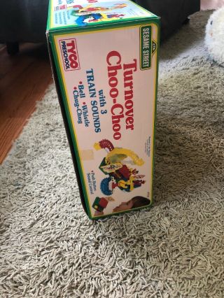 Vintage 1993 RARE Tyco Preschool Sesame Street Turnover Choo - Choo Toy 8