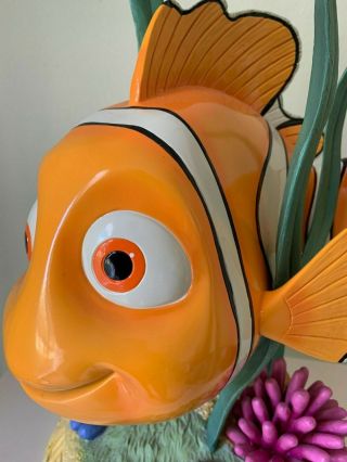 Disney Finding Nemo Lucky Fin Big Figure Statue RARE 4
