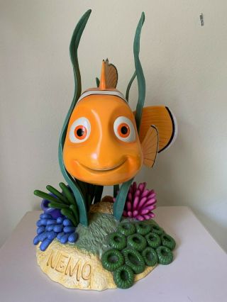 Disney Finding Nemo Lucky Fin Big Figure Statue RARE 5
