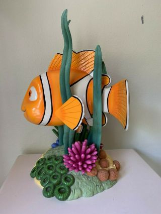 Disney Finding Nemo Lucky Fin Big Figure Statue RARE 8