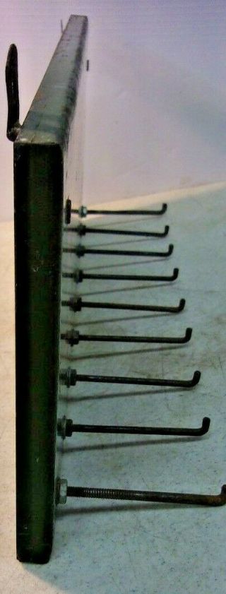 Vintage WHITAKER BATTERY CABLES Display Rack Metal Advertising Sign 4