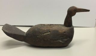 Korean (antique) Wedding Duck Collectible Display Vintage Wood