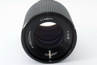 Very Rare CABIN PROCABIN 67 - Z 200mm F4.  5 Lens from Japan [Exc,  ] 3034A 3