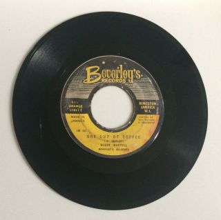 Bobby Martell aka Bob Marley 1963 One Cup of Coffee 45 BEVERLY’S Record RARE 6
