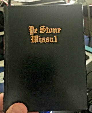 Ye Stone Missal (jon Symon 1979) Very Rare Gargoyle Grimoire