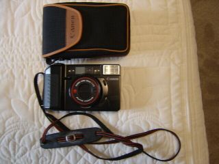 Vintage Canon AF35M II Sure Shot Film Camera with case & papers, 2