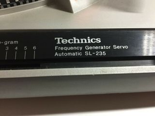 Vintage Technics SL - 235 Turntable - Parts/Repair 2
