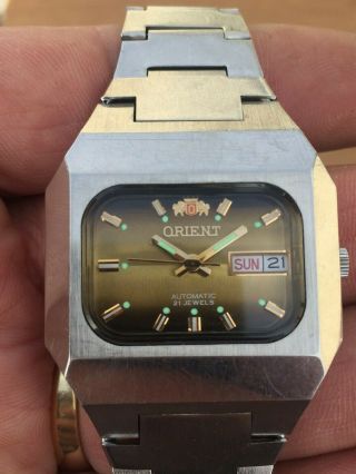 Vintage Orient Automatic 21 Jewels Watch Orologio Montre Uhren