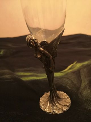 Rare Alchemy Gothic Cwt39 Fairy Of The Lake Glass Goblet