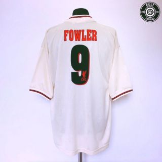 Fowler 9 Liverpool Reebok Vintage Away Football Shirt Jersey 1996/97 (xxl)