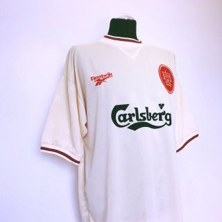 FOWLER 9 Liverpool Reebok Vintage Away Football Shirt Jersey 1996/97 (XXL) 4