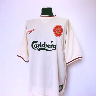 FOWLER 9 Liverpool Reebok Vintage Away Football Shirt Jersey 1996/97 (XXL) 5