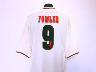 FOWLER 9 Liverpool Reebok Vintage Away Football Shirt Jersey 1996/97 (XXL) 7