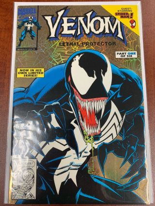 1993 Venom : Lethal Protector 1 - Rare Gold Edition - Marvel Comic