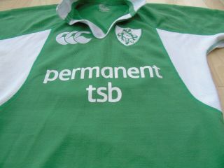 IRELAND 2005 MATCH WORN RUGBY SHIRT /JERSEY/MAILLOT - (ULSTER) VERY RARE - LOOK 6