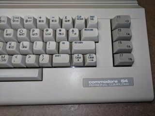 Vtg Commodore 64C Personal COMPUTER ONLY No Power Supply AS - IS 5