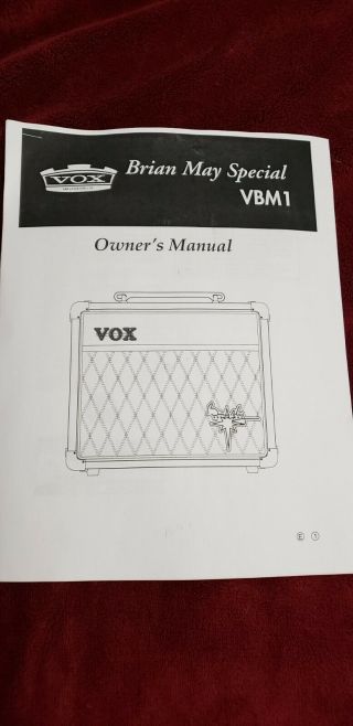 Rare Vox Brian May Special VBM1 Combination Guitar Amplifier & Treble Booster 9