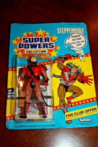 1985 Kenner Powers Steppenwolf 23 Back,  Series 2 Rare And Unpunched Moc