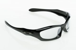 UBER RARE Oakley Monster Dog Polished Black w Ti Clear Japan Release 05 - 019 2