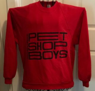 Pet Shop Boys Please Ultra Rare Vintage Promo Sweatshirt 