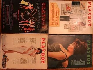 1962 Vintage Playboy Magazines,  Set of 12,  With Centerfolds Intact 3