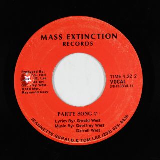 Modern Soul Funk Go - Go 45 - Mass Extinction - Party Song - Private - Mp3 - Rare