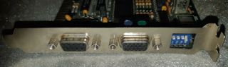 Oak technology VGA/EGA vintage 8 bit video card for XT/AT 3