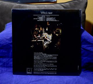 THE WHO VERY RARE LP WHO ' S NEXT 1971 USA 1stPRESS DECCA RECORDS OOP 2