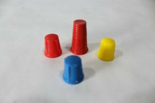 Vtg Tenyo Thimble Magic Trick Close Up Appear & Disappear Color Changing 2