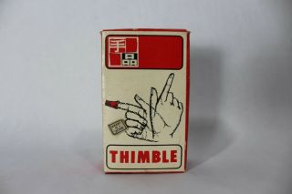 Vtg Tenyo Thimble Magic Trick Close Up Appear & Disappear Color Changing 4