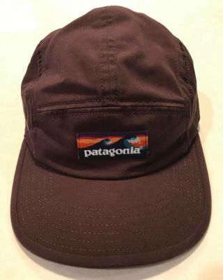 Vtg Patagonia Board Short Label Tradesmith Cap Hat,  Bear,  5 Panel,  Rare