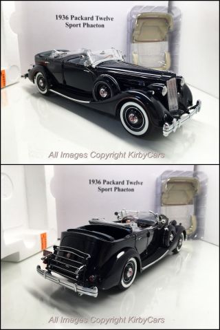 Danbury 1936 Packard Twelve Sport Phaeton - Nmib Exquisite Rare Classic
