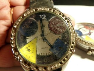 Vintage Jacob & Co.  Five Time Zone Watch x2.  One w/ Leather band inv.  3088 5