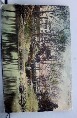 Texas Tx Mt Vernon Home Dallas Postcard Old Vintage Card View Standard Souvenir