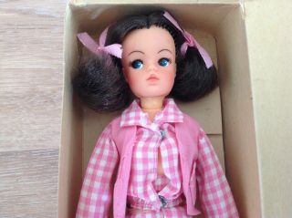 Vintage Sindy Doll 1100f,  Brown Hair/pony Tails,  Rare