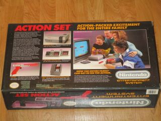 VINTAGE NINTENDO ENTERTAINMENT SYSTEM ACTION SET BOX ONLY FOAM INSERTS L@@K 6