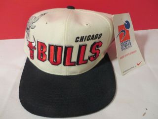 Vtg Sports Specialties Chicago Bulls Shadow Snapback Hat Cap