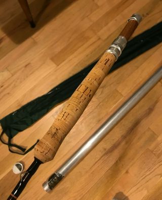Vintage Fenwick HMG Graphite GFF806 8 ' Fly Fishing Rod,  W/ Case/Sock,  Line No.  6 6