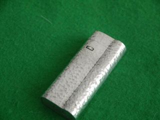 Vintage Dunhill S Type Rollagas Silver 20 Micron Bark Effect Lighter