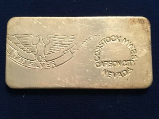 1oz.  999 Foster Silver Bar From Comstock Mines Carson City,  Nevada Rare