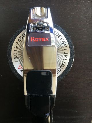 Vintage Rotex 880 sticker Label Maker With Tape & 4