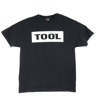 Giant Mens Size Large Vintage 1991 Tool Wrench Logo Band T Shirt Black