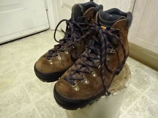 Vintage Made In Italy Zamberlan Hiking Boots Great Cond Very Men 7 Won 9