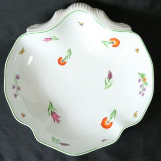 Vtg Tiffany & Co Clam Shell Tiffany Garden Bowl Dish Limoges France Large 11 "